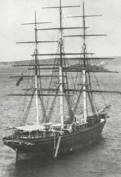 Clipper Cutty Sark agli inizi del 1900 foto scattata dal Cap. Richard WOODGET (CDA Gruppo Momnadori)