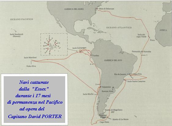 crociera compiuta nel Pacifico dalla fregata leggera "Essex" durante la guerra contro l'inghilterra